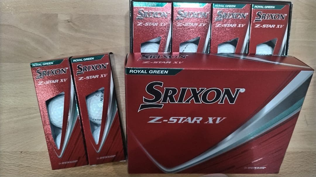 【新品】Srixon スリクソン Z-STAR XV ロイヤルグリーン 18球