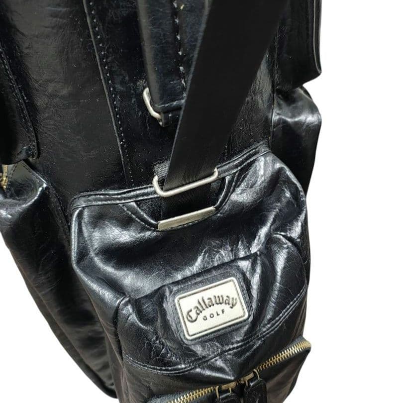 Callaway キャロウェイ ゴルフ キャディバッグ ブラック PUレザー