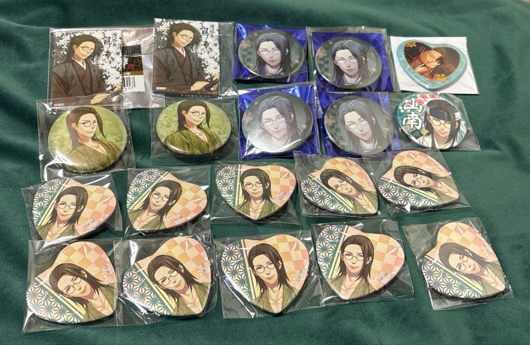 薄桜鬼 山南敬助 缶バッジ 20点