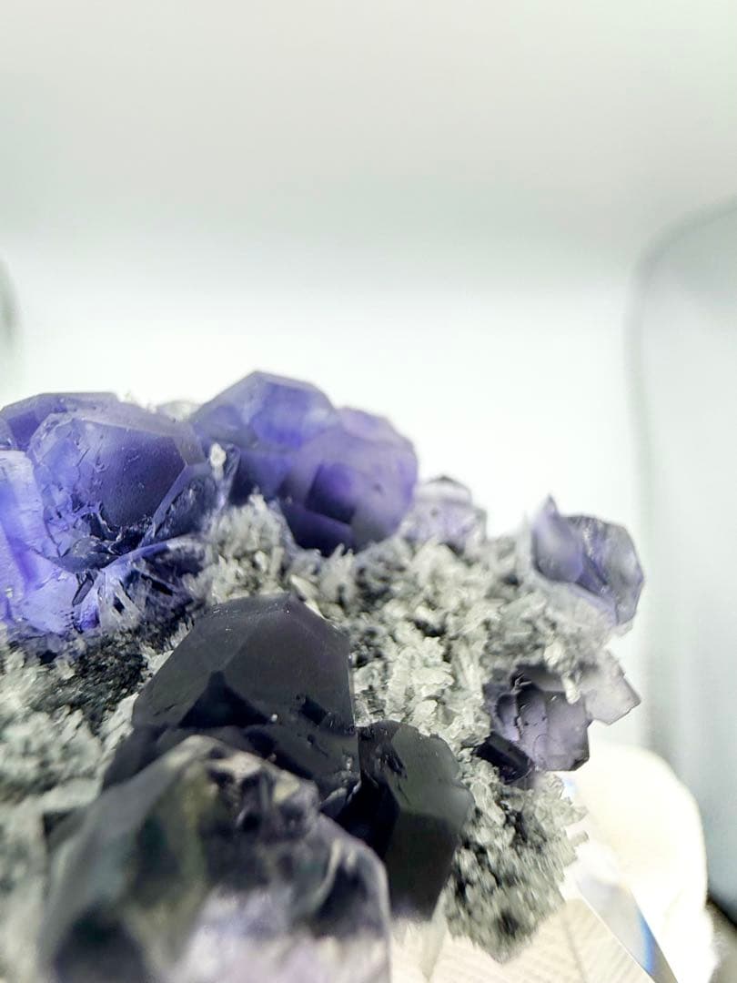 タンザナイトフローライト　原石　鉱物標本　天然石　蛍石