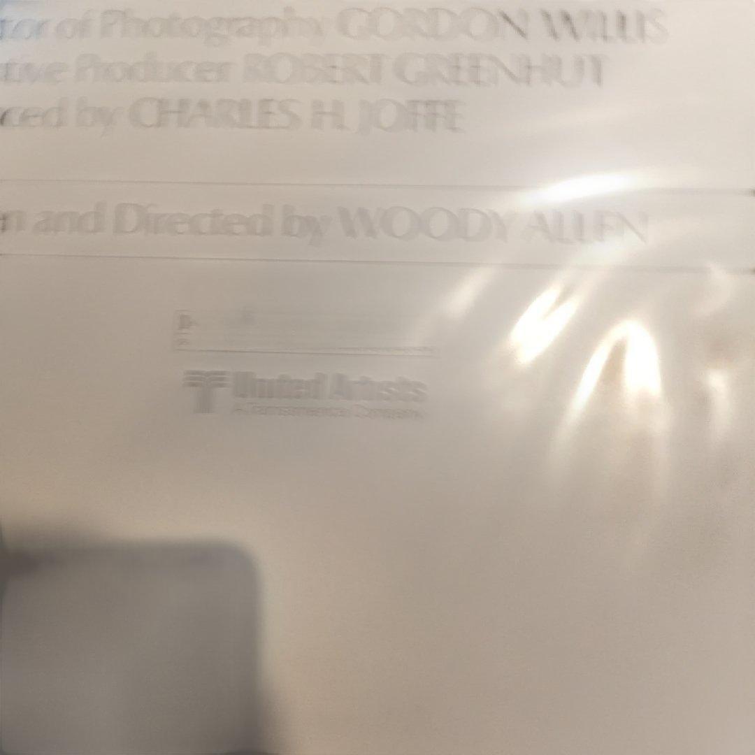 映画「インテリア」本国アメリカ版インサートサイズポスター スタイルB