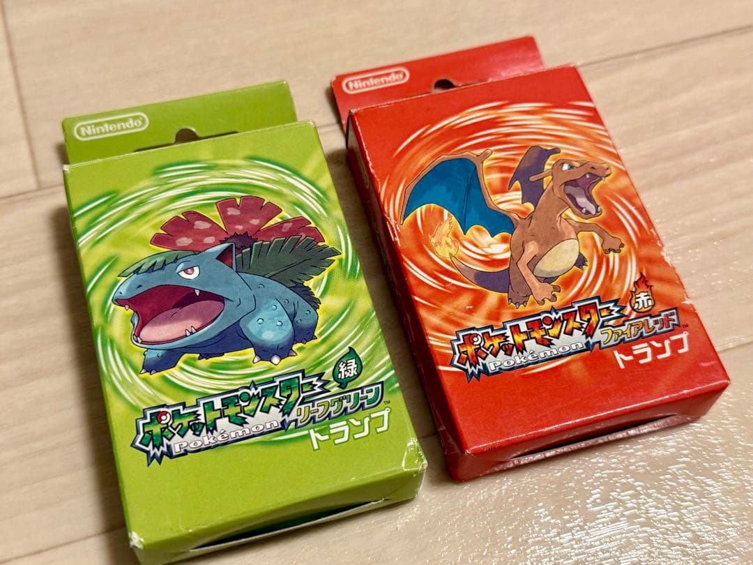 希少 ポケットモンスター ファイアレッド リーフグリーン トランプ 任天堂