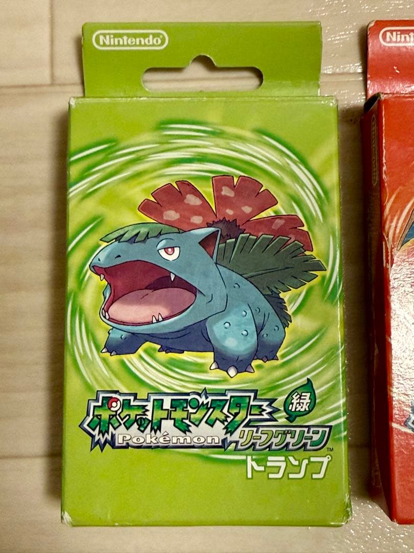 希少 ポケットモンスター ファイアレッド リーフグリーン トランプ 任天堂