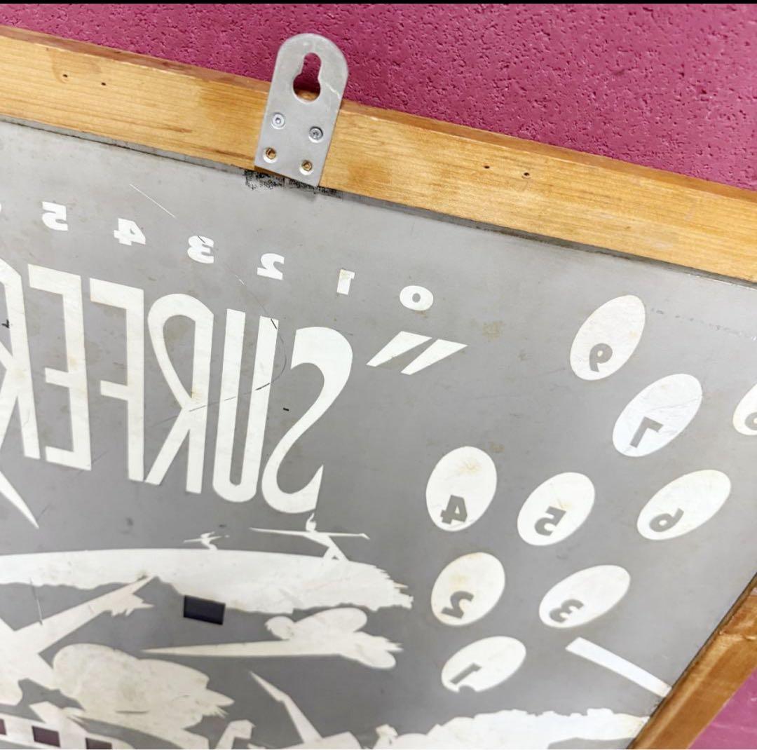 【希少】Bally バリー社 古いピンボールマシン バックグラス 背面パネル