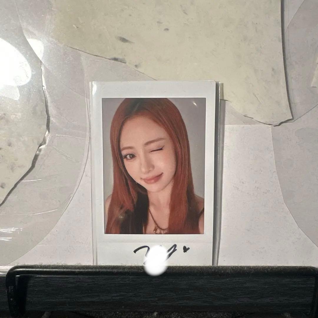 Le Sserafim東京ドーム公演チェキ　ユンジン 直筆サイン入り