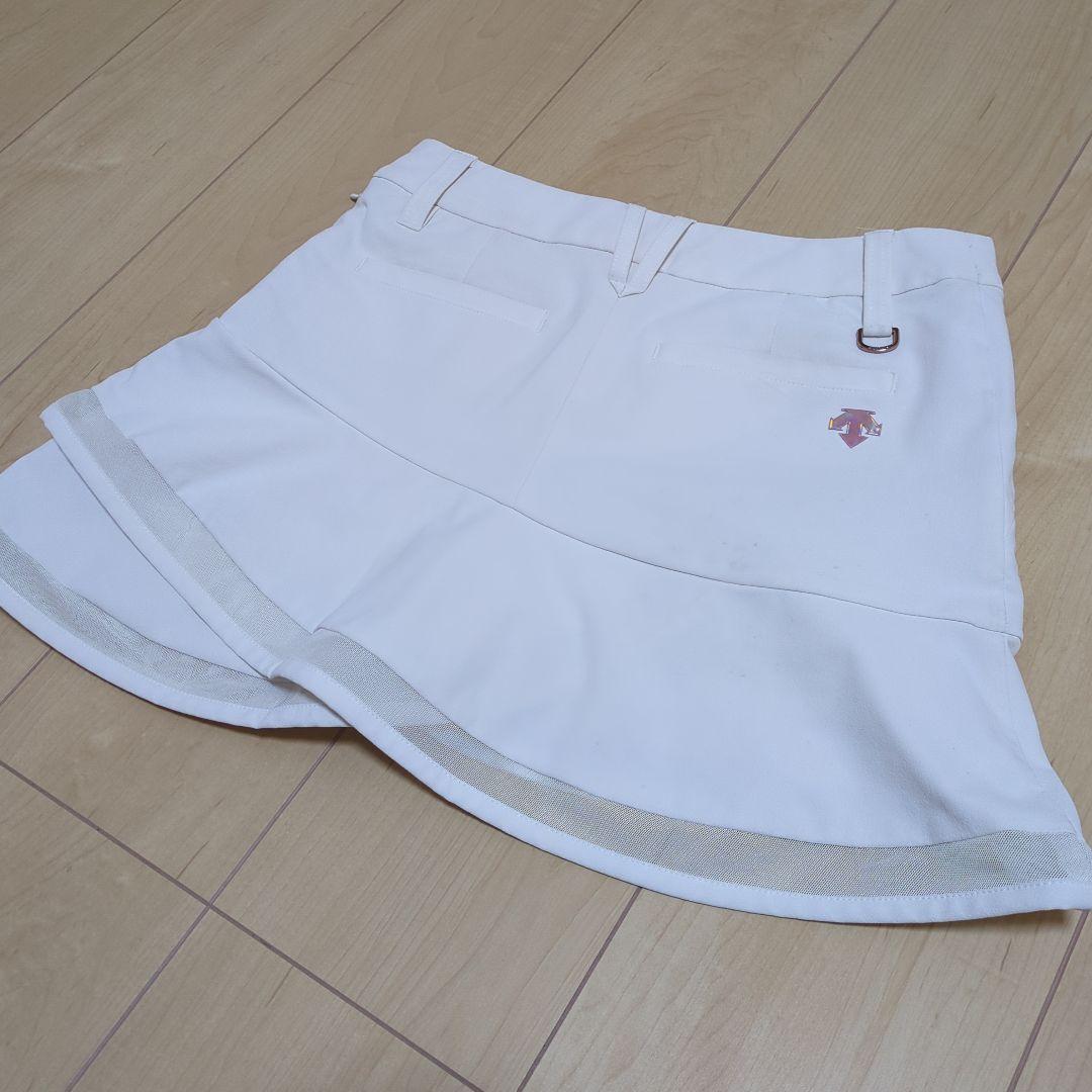 ★美品★DESCENTE　GOLFLUXEハイテンショントリコットフレアスカート