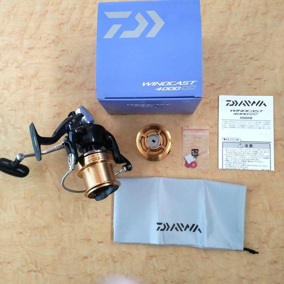 ダイワ 10 ウィンドキャスト 4000 QD 中古美品 ①