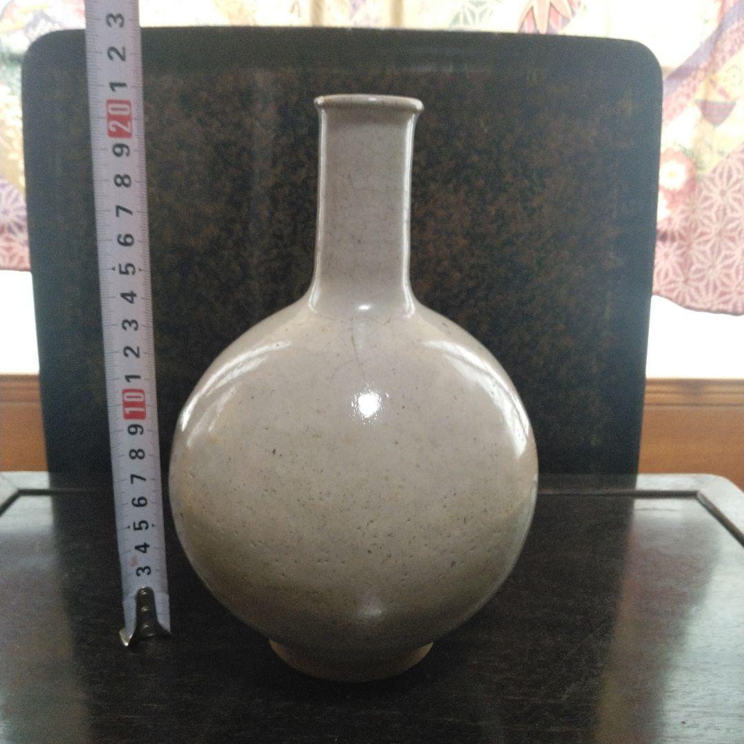 NO293　相馬焼or上野目焼　徳利　糠白釉