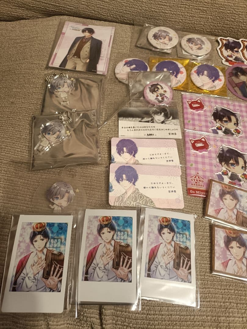 スタンドマイヒーローズ　宮瀬豪　セット　アクスタ　缶バッジ　コースター