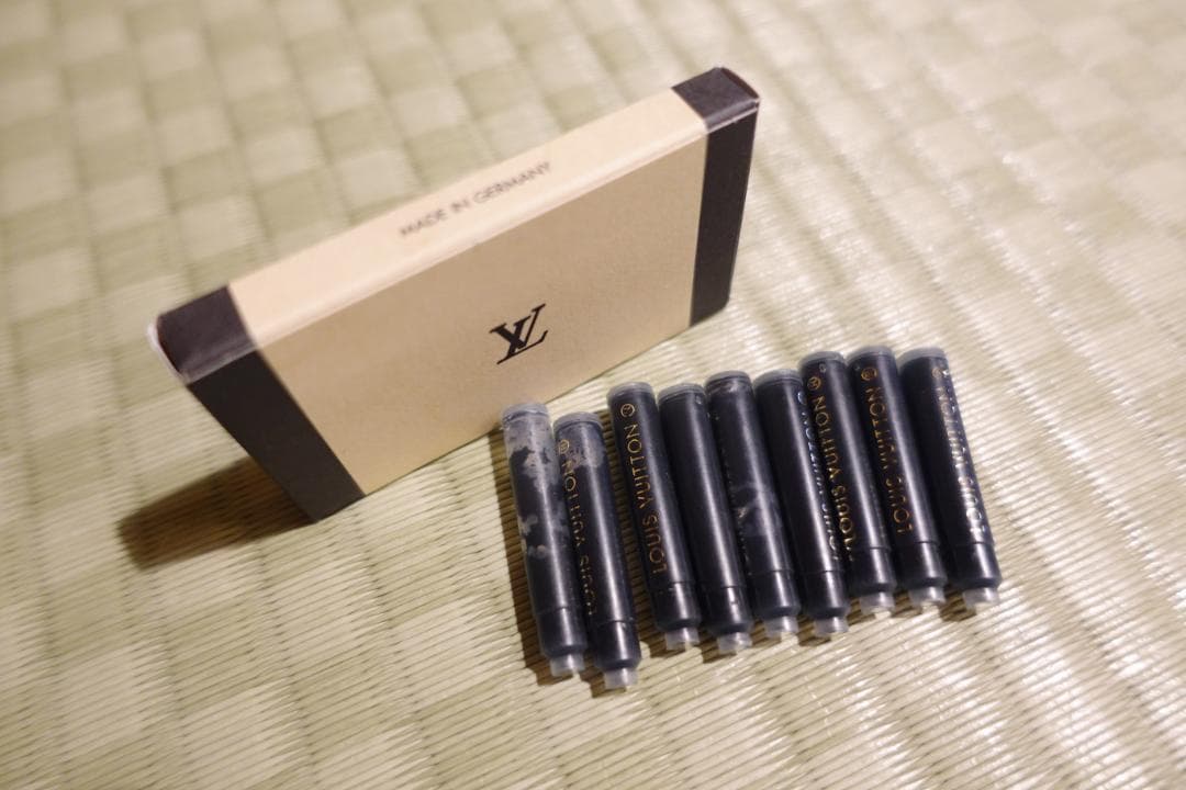 LOUIS VUITTON 万年筆 グリーン ペン先750 K18