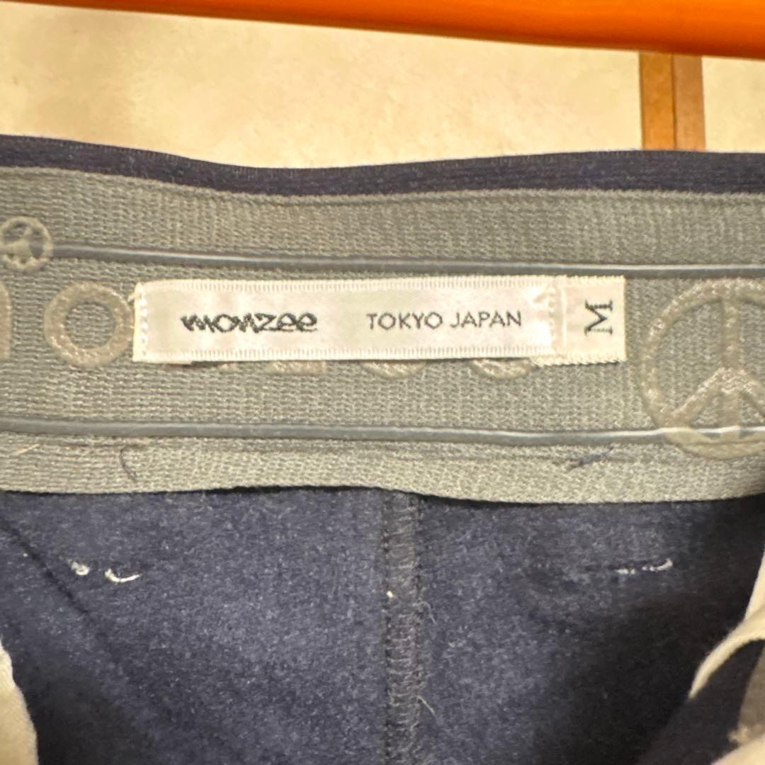 Monzee モンジー ウォームパンツ ゴルフ ネイビー