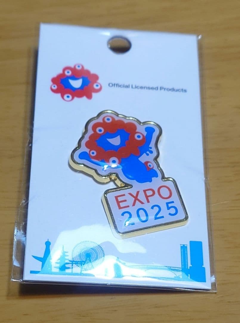 大阪関西万博EXPO2025 ミャクミャクプレートピンバッジ飛び 新品未使用品