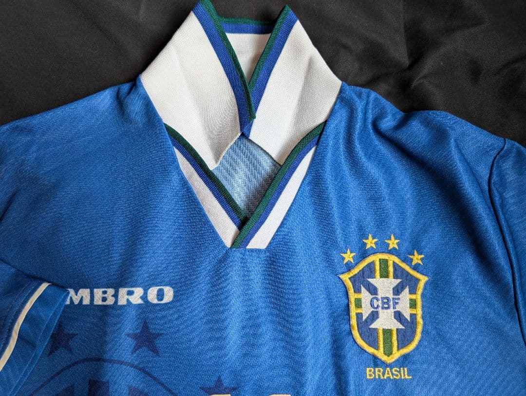 【希少！】ブラジル代表/ロマーリオ/アウェイ/95年モデル