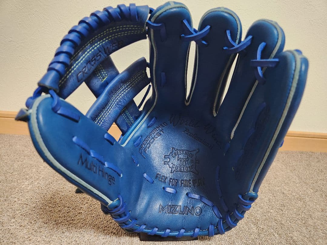 【ぶんぞう様】専用MIZUNO World Win 軟式 青 高田繁モデル