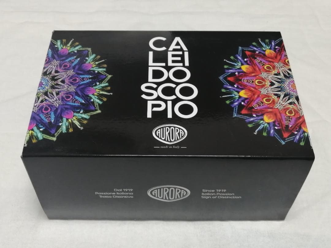 限定品　アウロラ AURORA 万年筆 カレイドスコーピオ ルーチェローザ