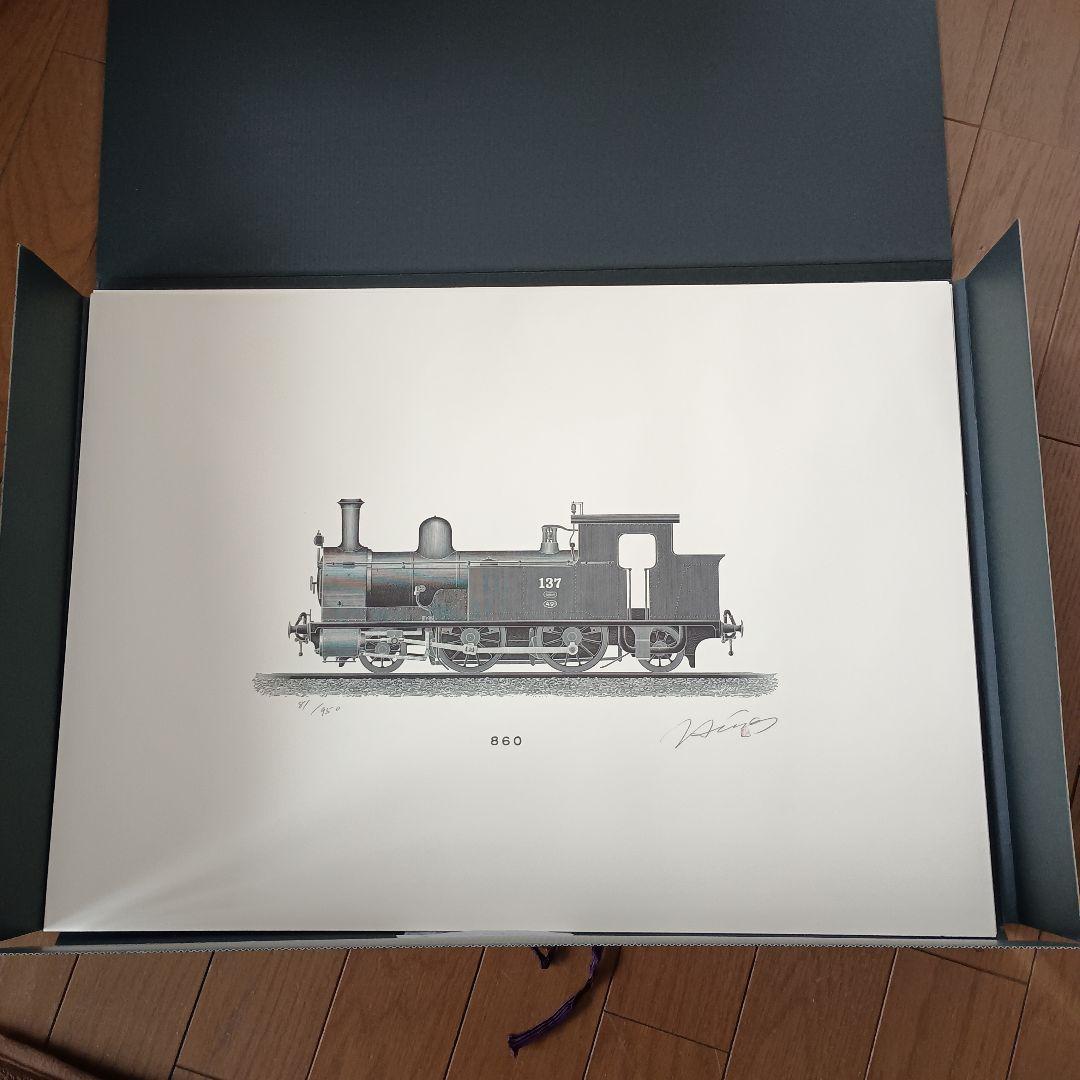 日本の蒸気機関車12選 限定950セット/81 専用額付　美品