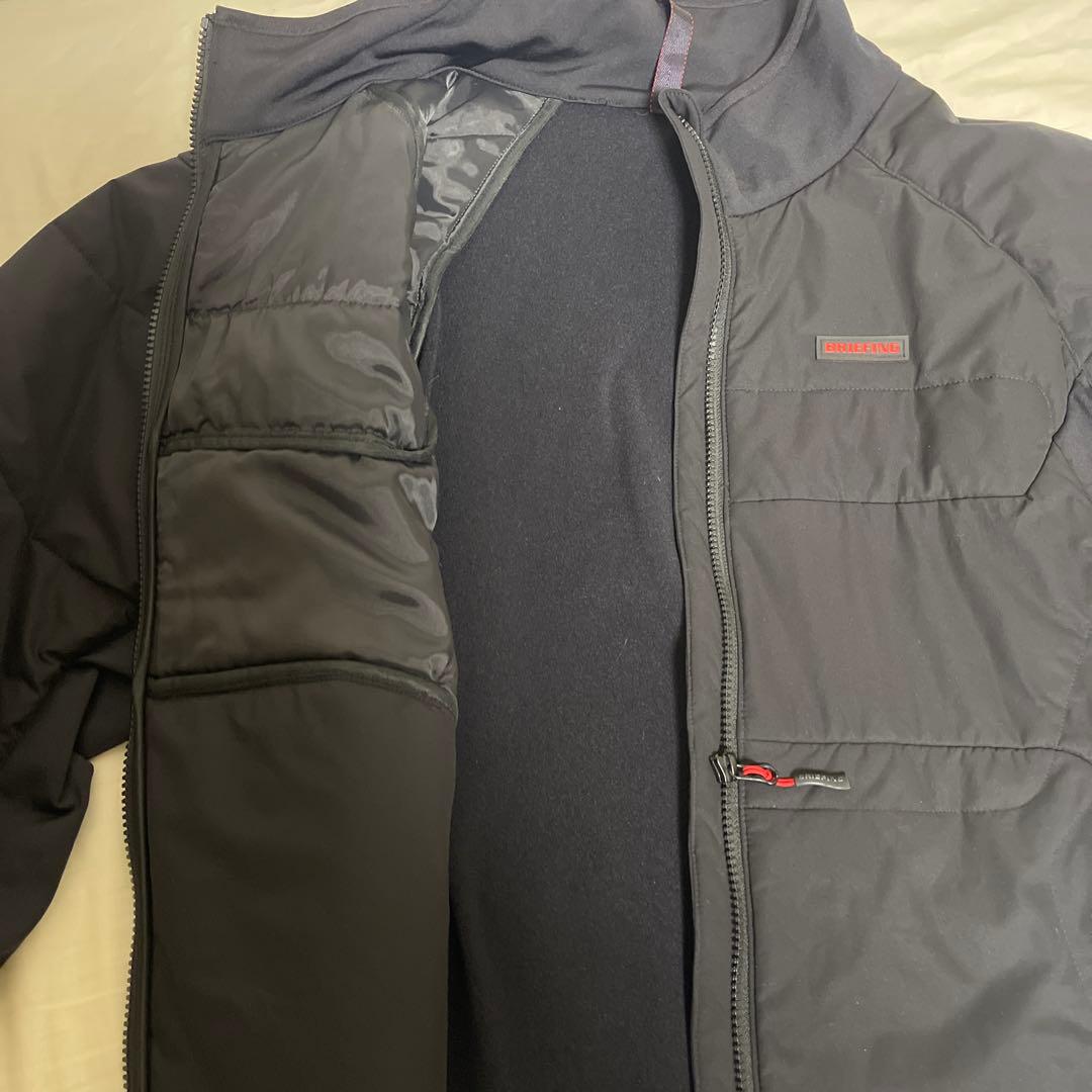 BRIEFING ブラックジャケット 中綿入りXL美品‼️