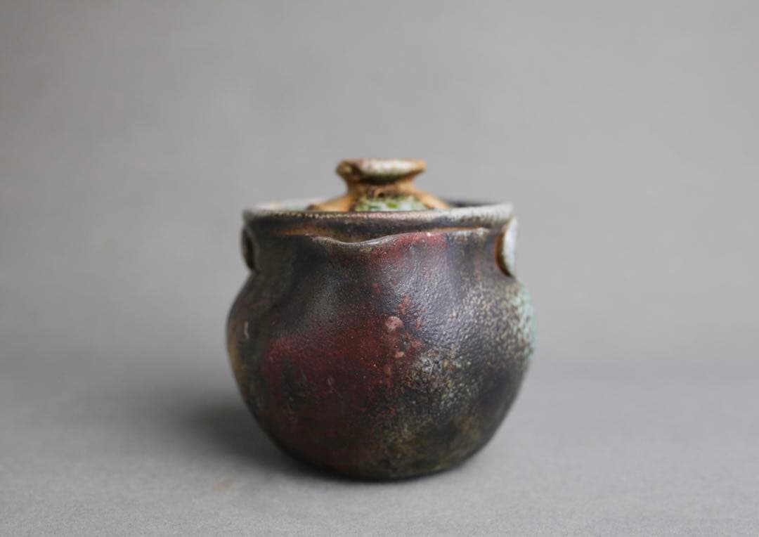 備前焼　最上作　秘色南蛮　佐久知炎仙　南蛮焼　宝瓶　急須
