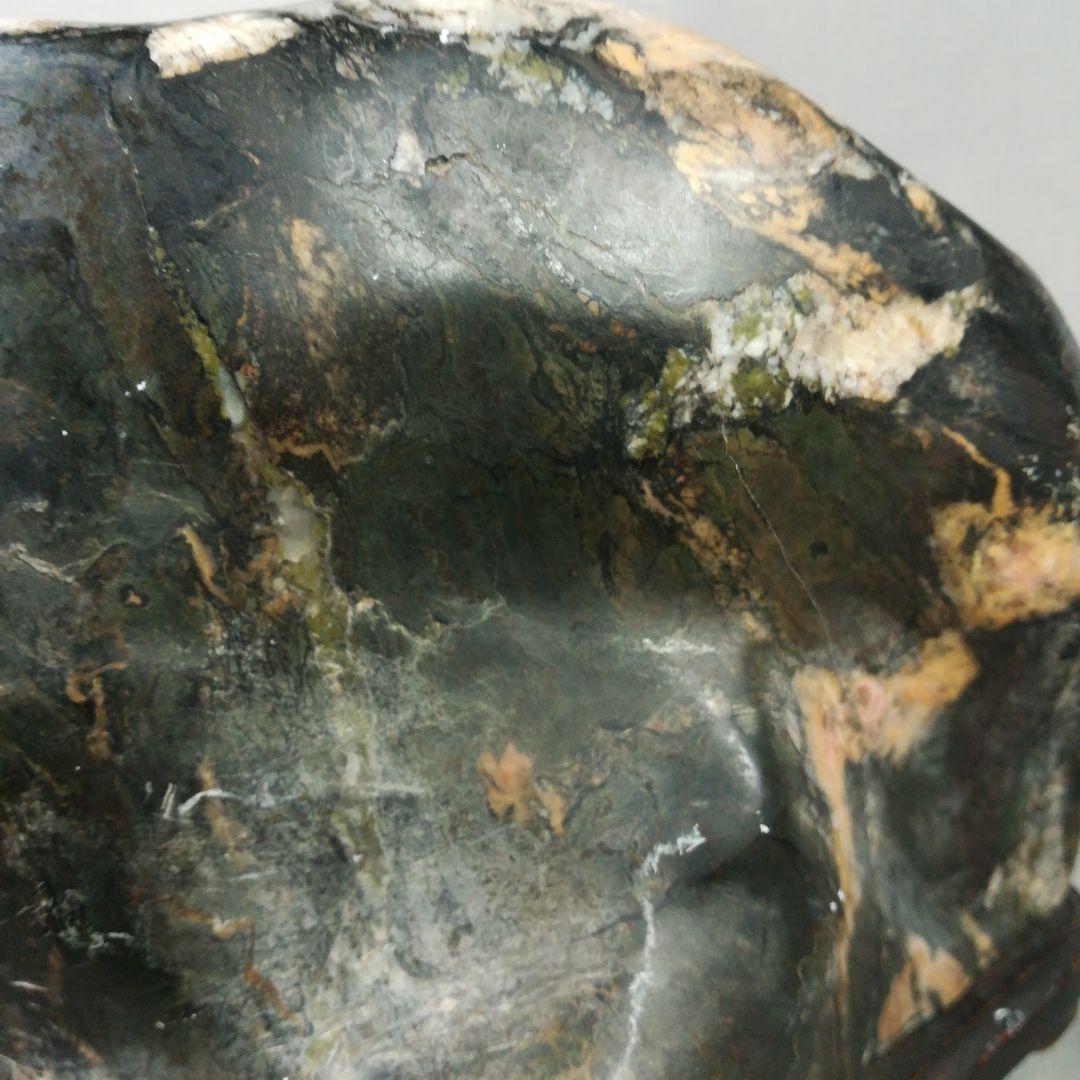 天然石　桜花石　鑑賞石　水石　置物　　木製台座