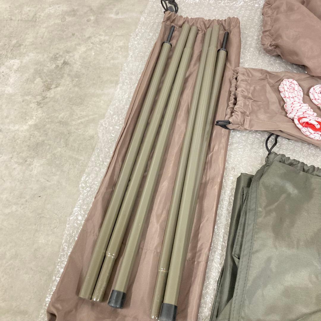 テンマクデザイン 炎幕 グランドシート付き　廃盤 パップテント ソロ