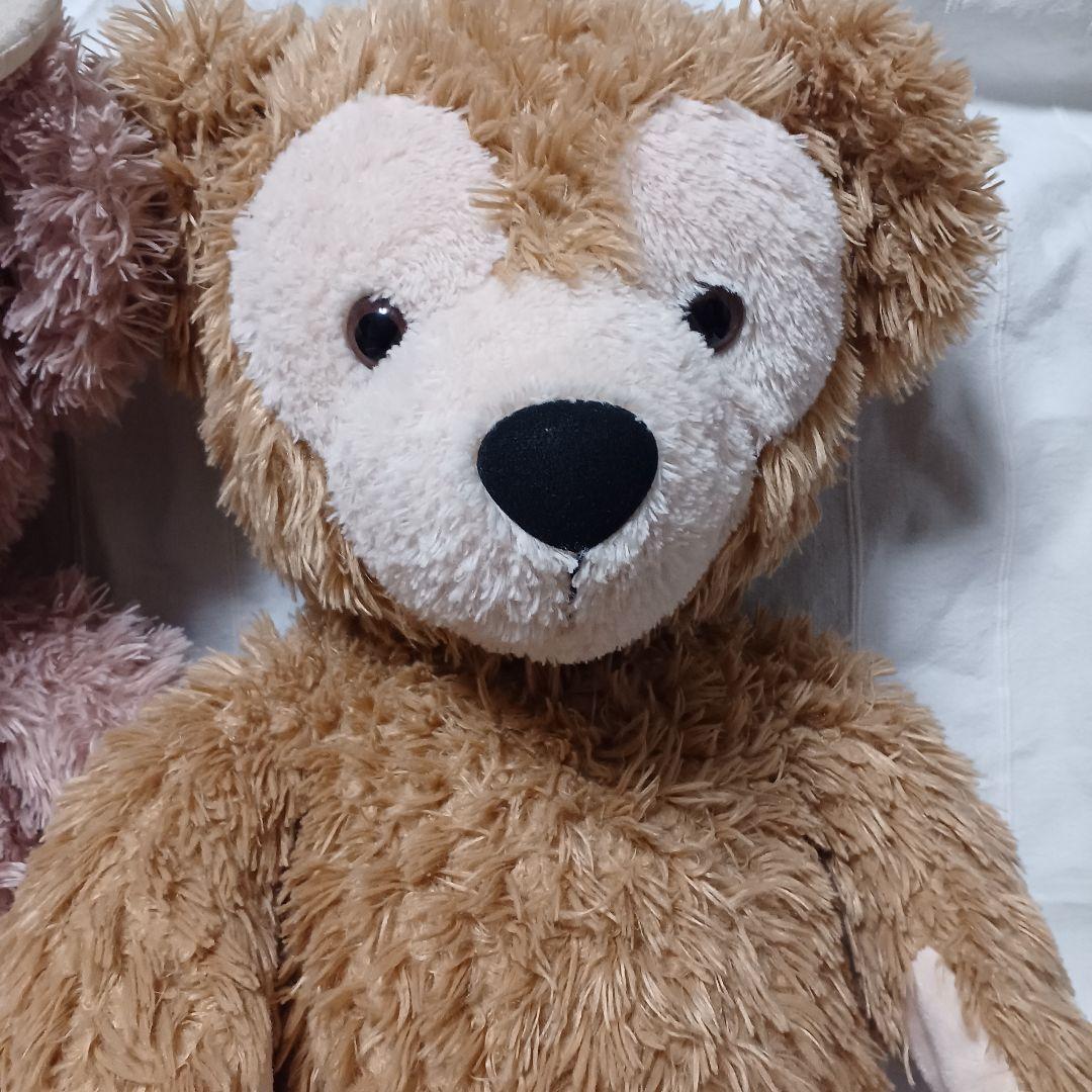 【美品】TDS ダッフィー & シェリーメイ ぬいぐるみ Mサイズ セット