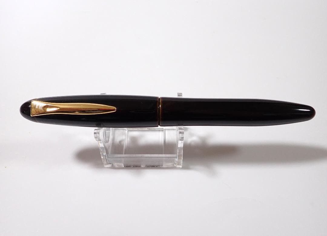 プラチナ 出雲 溜塗り 枇杷溜 外箱・木箱・説明書・付属品　全て揃い　新品完品