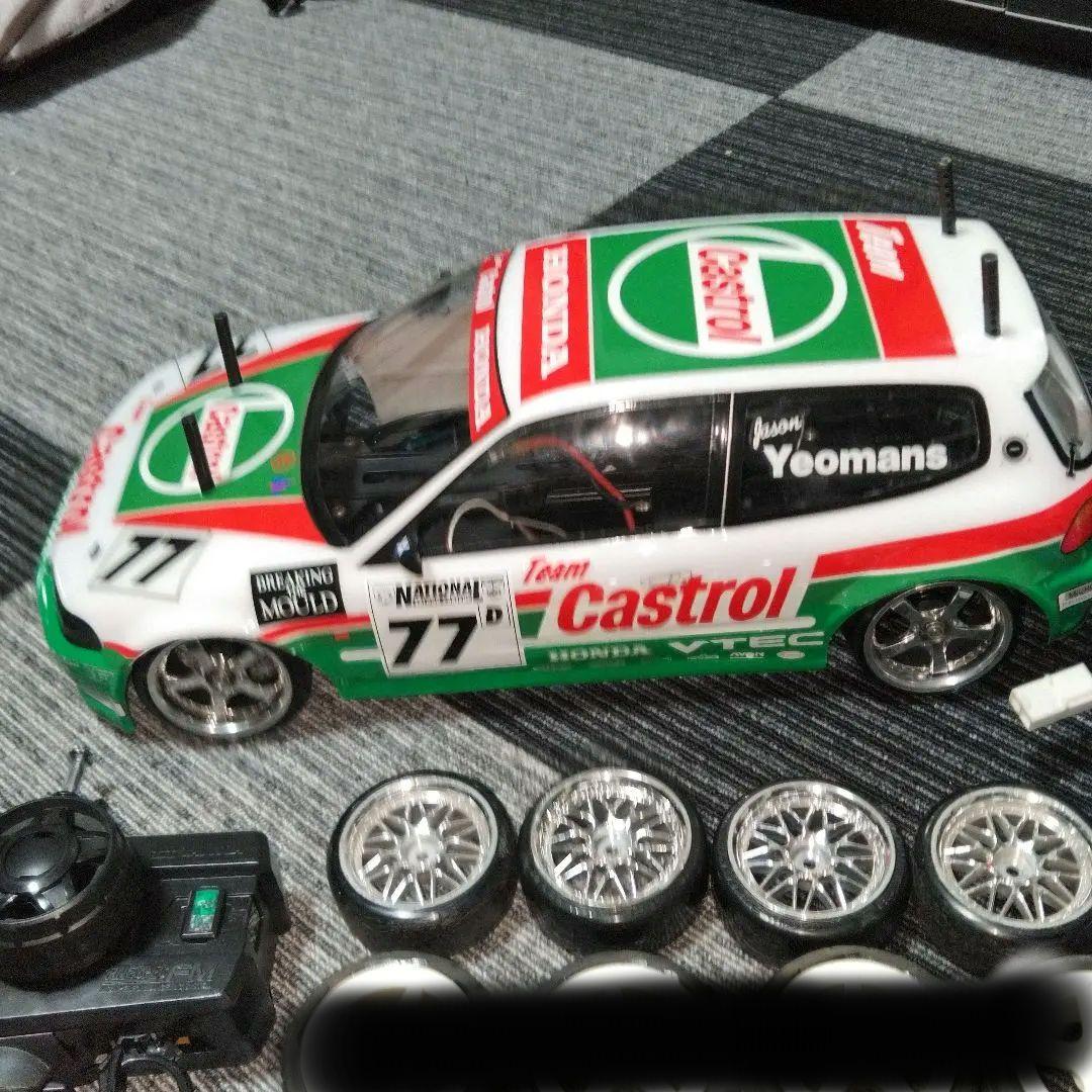 田宮　タミヤ　TT-01D 寄せ集め　ジャンク　シビック　EG6