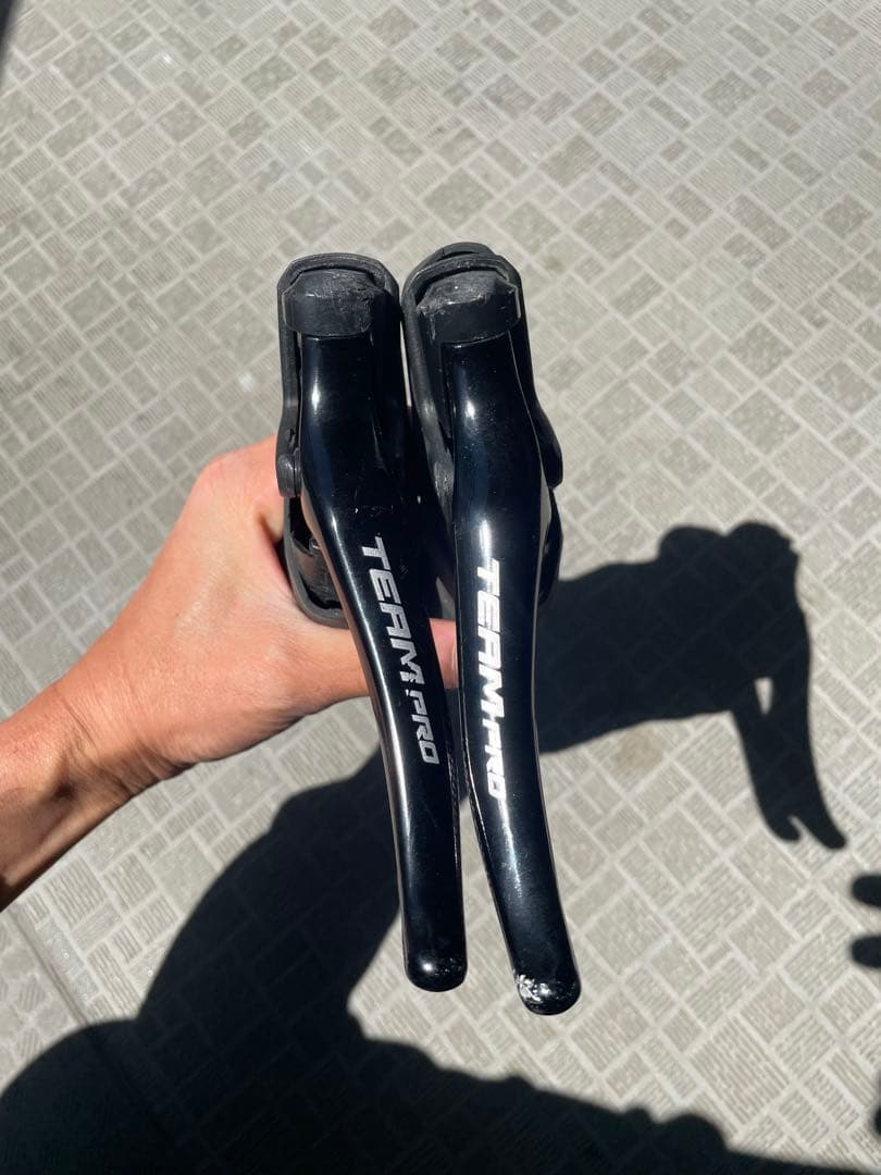 シクロクロスシーズン前にTEAM PRO シフター ブラック