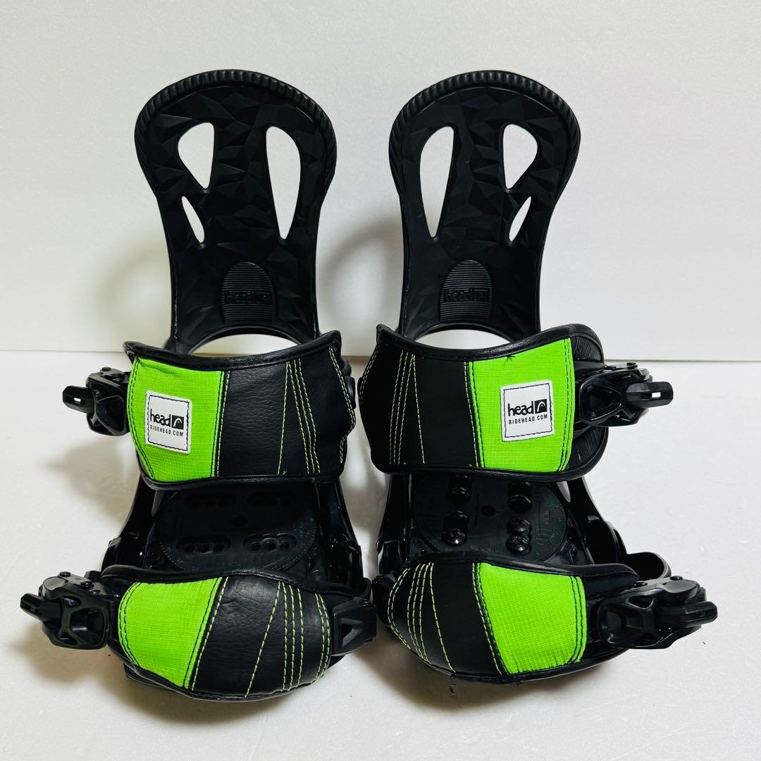 mサイズHead スノーボードビンディング ブラック/グリーン
