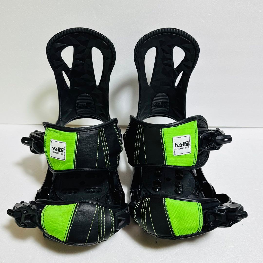mサイズHead スノーボードビンディング ブラック/グリーン