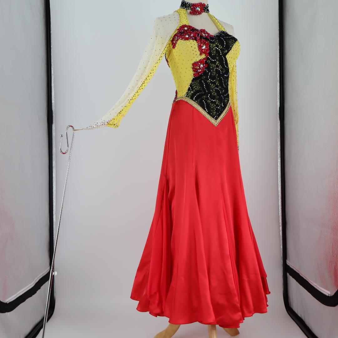 【美品 日本製 社交ダンス衣装】 in the MOOD インザムード ドレス