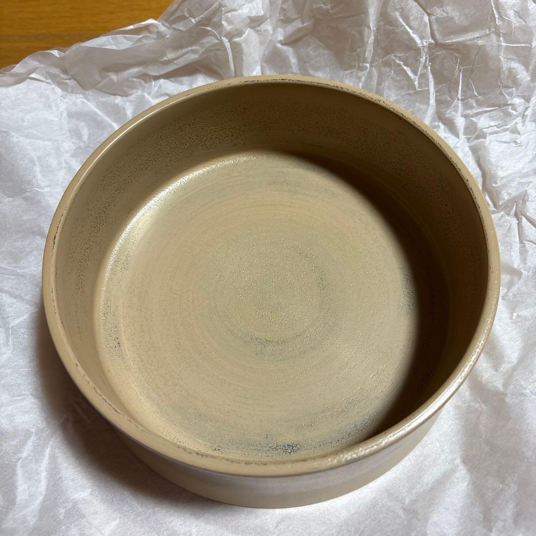 赤木明登さん作　銅羅鉢　小　白