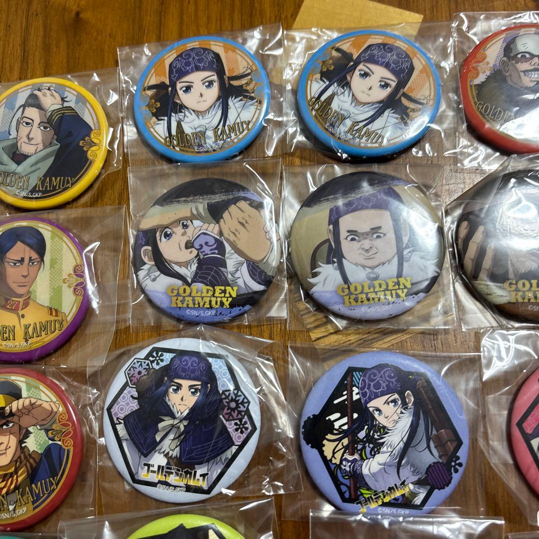 ゴールデンカムイ 缶バッジ 36個セットまとめ売り