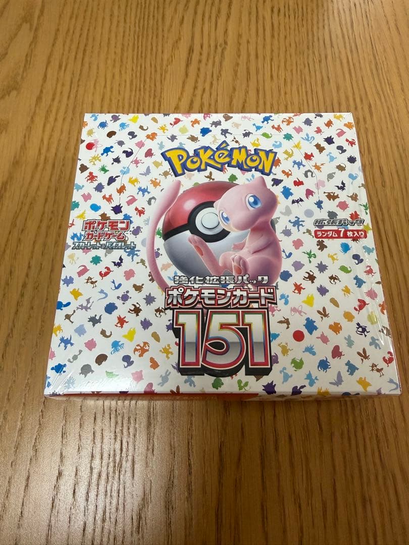 ポケモンカード　151 シュリンク付き　1BOX 新品未使用未開封