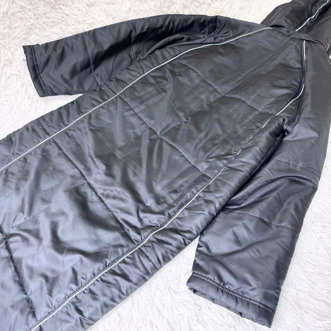 【鬼美品】YONEX 中綿 ベンチコート ブラック L
