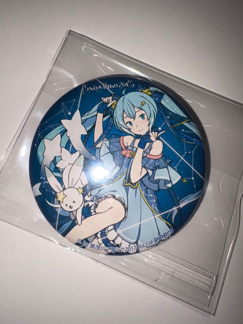 雪ミク　2017 缶バッジ