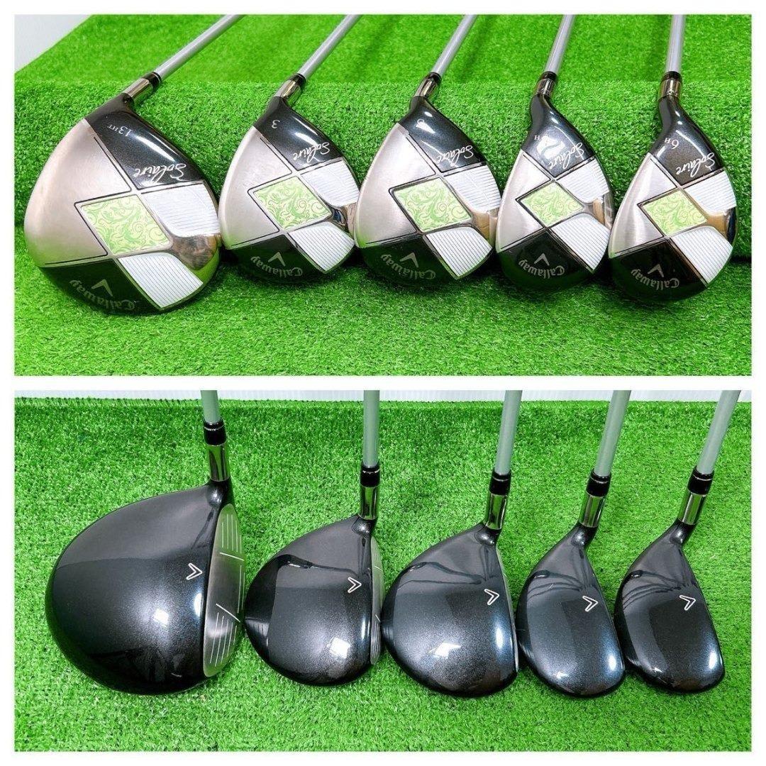 【希少カラー】豪華11本 キャロウェイ ソレイユ レディースクラブセット 女性L