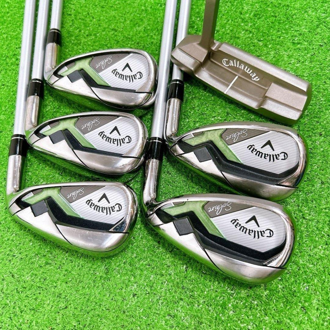 【希少カラー】豪華11本 キャロウェイ ソレイユ レディースクラブセット 女性L