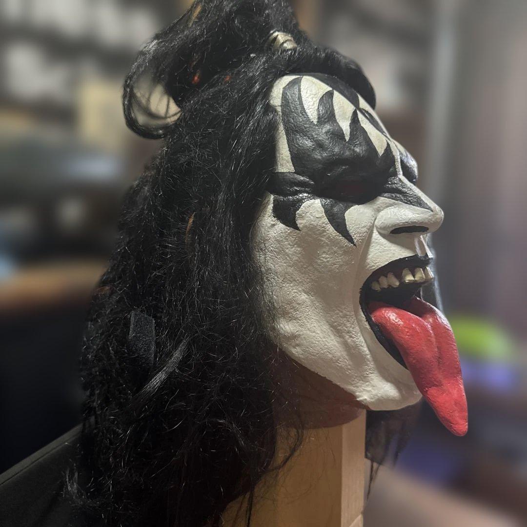 【激レア】KISS ジーンシモンズ ラバーマスク デッドストック品　ハロウィン