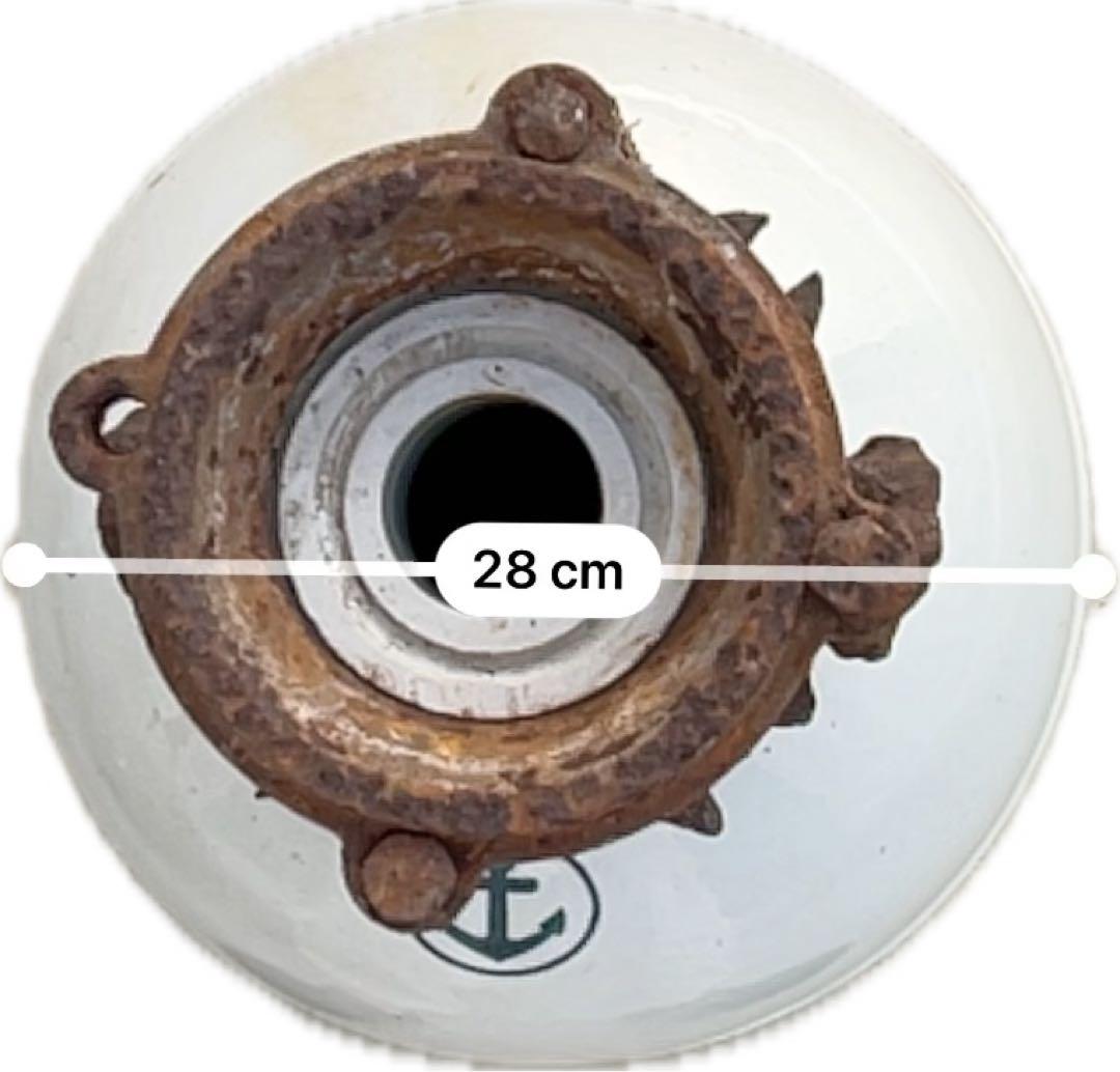【化学遺産認定】臭素製造 陶磁器製 磁製容器（錨マーク）