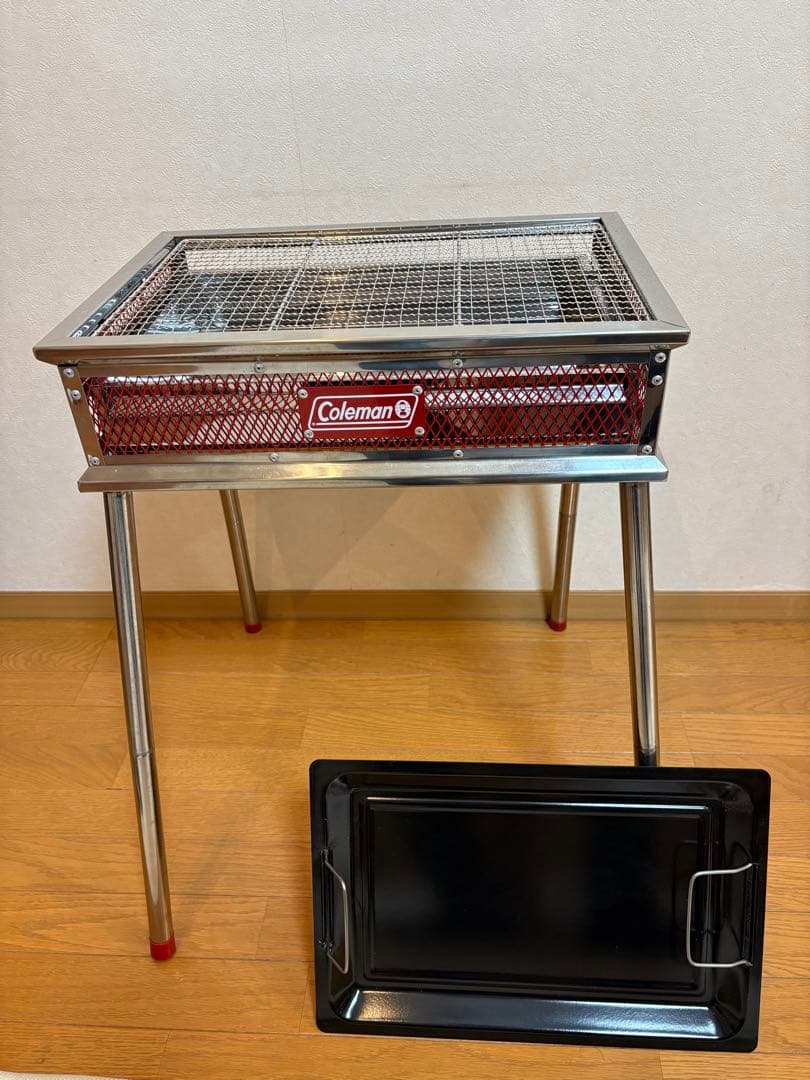 希少おまけ付き！ColemanクールスパイダーステンレスグリルBBQCOVER