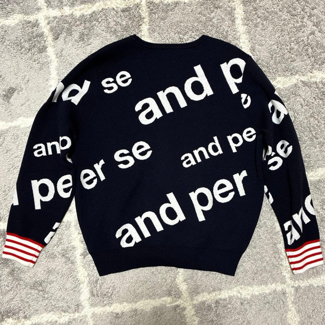 【美品】アンパスィ　長袖セーター　レディース　LL