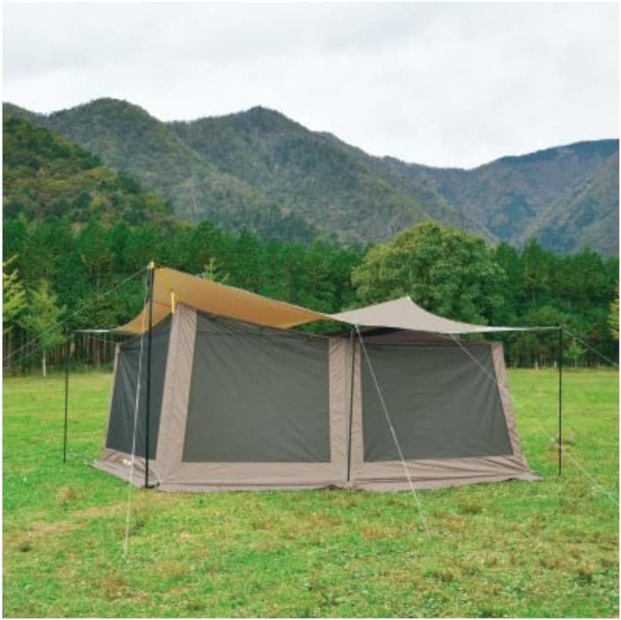 新品未開封　ユニフレーム タープ Revo メッシュウォールⅡ タン　レボ