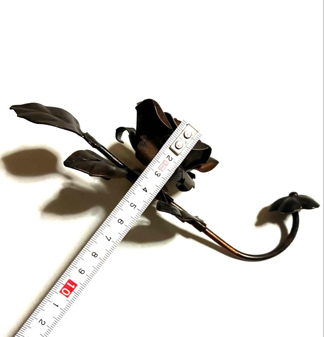 アイアンフック ウォールフック 薔薇 バラ リーフ アンティーク ヴィンテージ