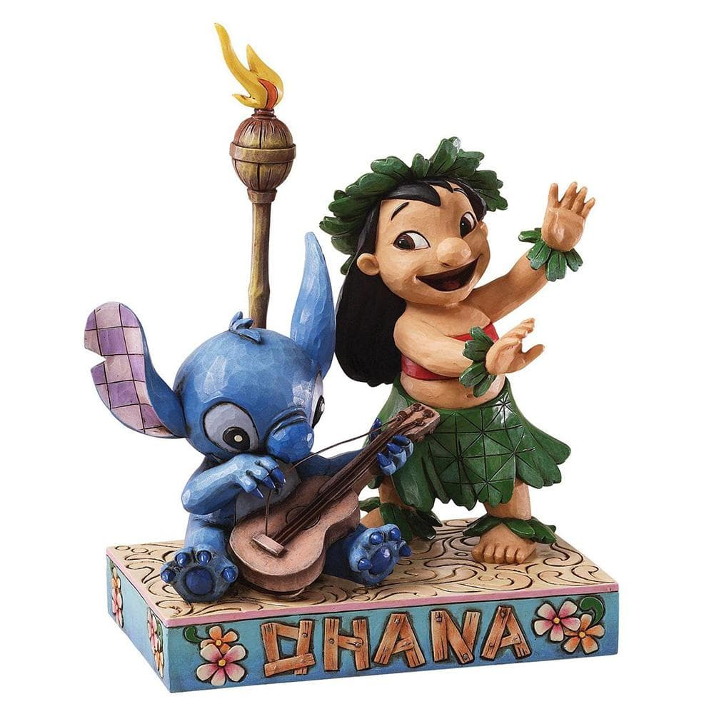 新品【Disney Traditions】リロ＆スティッチ オハナ正規品