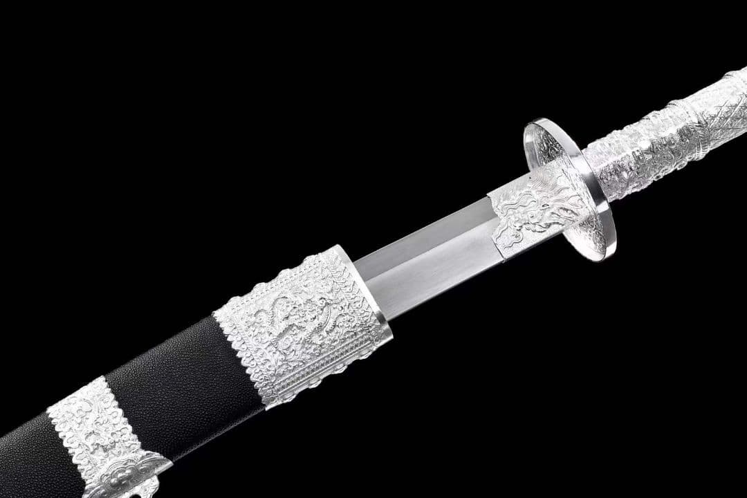 （延長版）-銀龍康熙戦刀 古兵器 武具　刀装具　日本刀　模造刀 居合刀 長尺