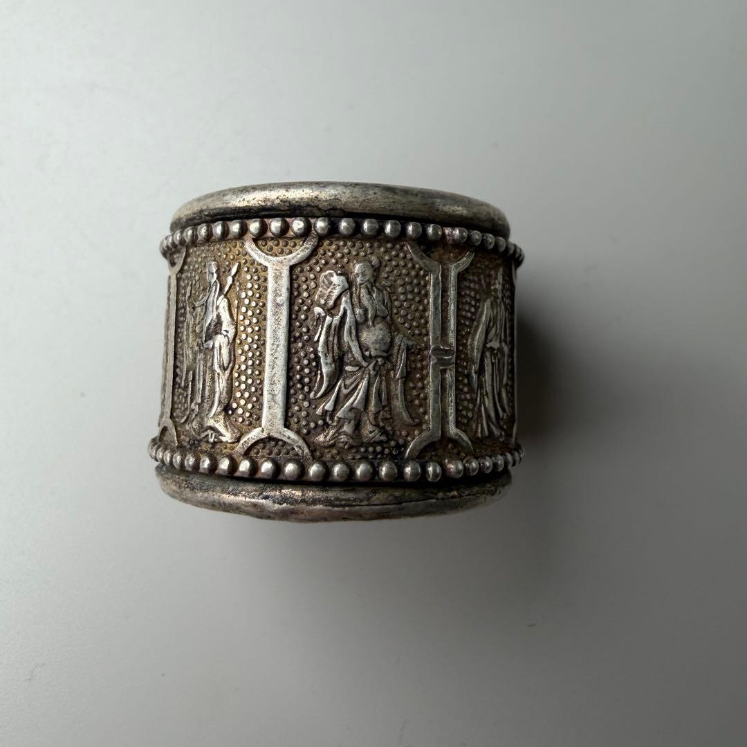 旧蔵　八仙人　リング　扳指　親指用