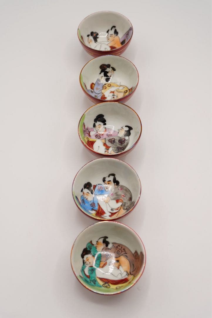 九谷焼　酒器　春画　徳利　お猪口　ぐい呑み　酒器セット