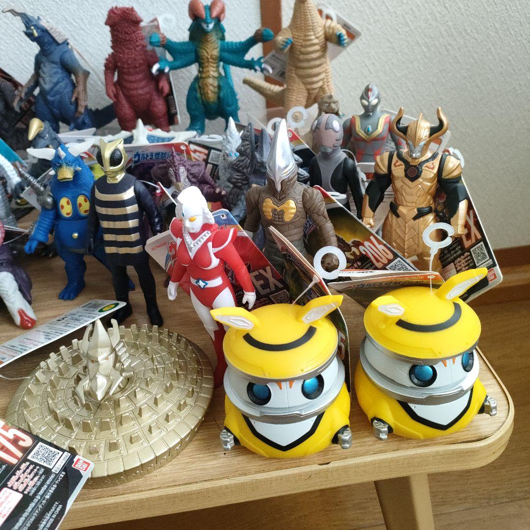 ウルトラマン　ソフビ　ウルトラマン　怪獣　バンダイ　フィギュア