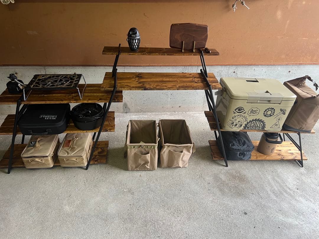 DOD テキーラキッチンレッグ、ランタンレッグ、棚板セット